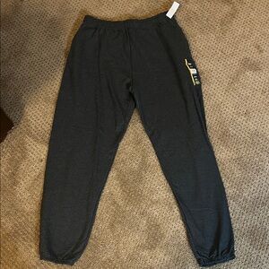 Mens Charcoal Jogger Sweatpants
